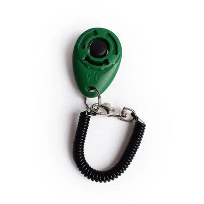 2 in 1 Dog Training Clicker with Adjustable Wrist Strap