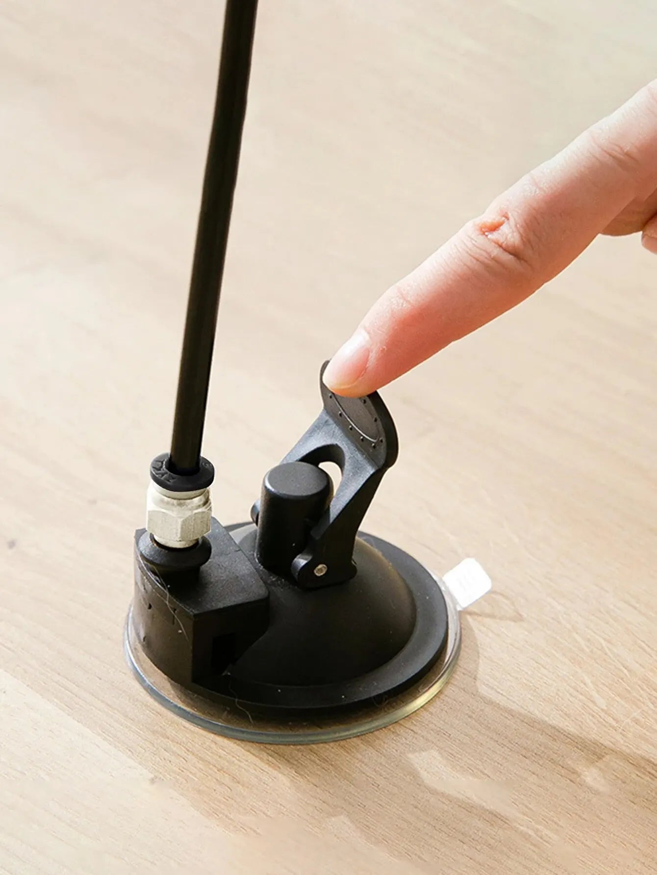 Cat Interactive Feather Toy With Sucker Bell For Indoor Play