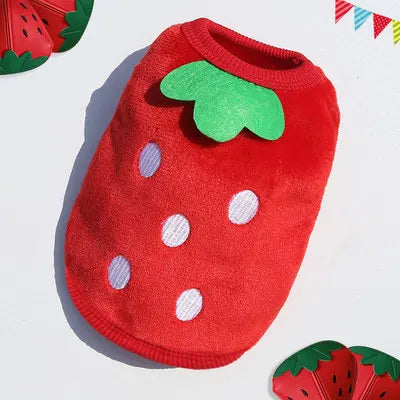Cute Dog Winter Vest For Small Dogs Cats Warm Pet Sweater Jacket