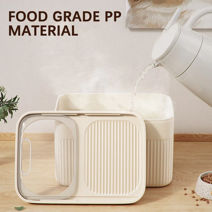 Dog Food Storage Container - Large Capacity Pet Food Bin 5/10/15L