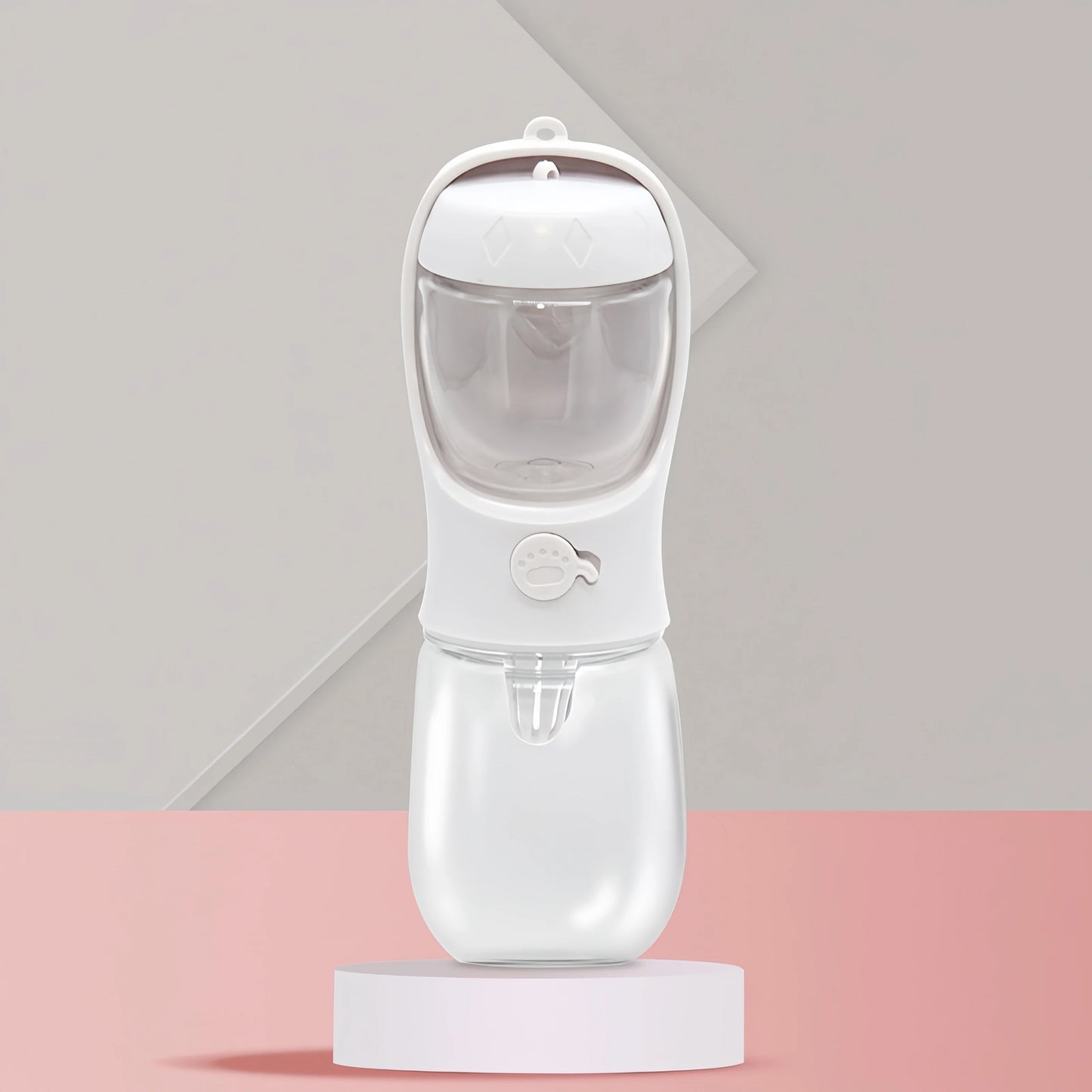Portable Pet Water Bottle With Food Dispenser For Dogs And Cats