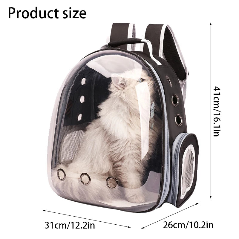 Pet Carrier Backpack - Breathable Transparent Space Capsule Bag