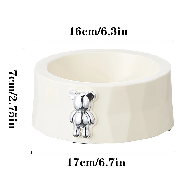 Premium Stainless Steel Pet Bowl With Anti-Slip Base For Dogs Cats