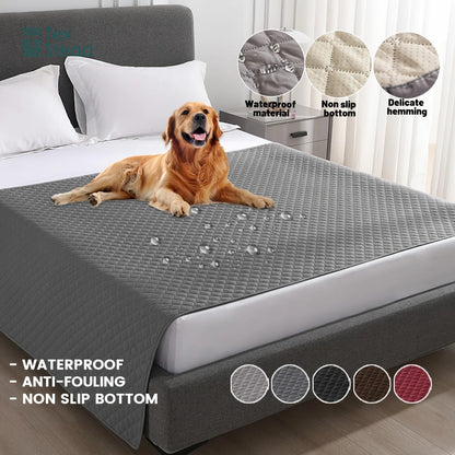 Waterproof Dog Bed Cover - Anti-Leak Pet Blanket For Furniture