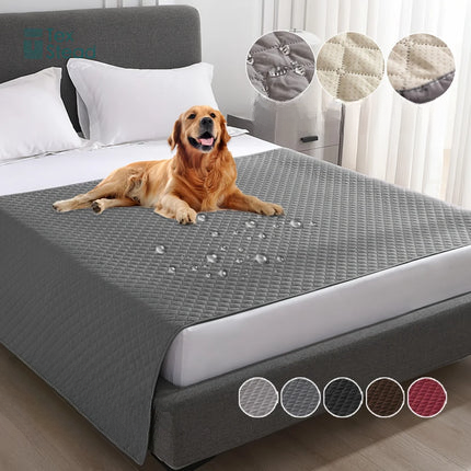 Waterproof Dog Bed Cover - Anti-Leak Pet Blanket For Furniture