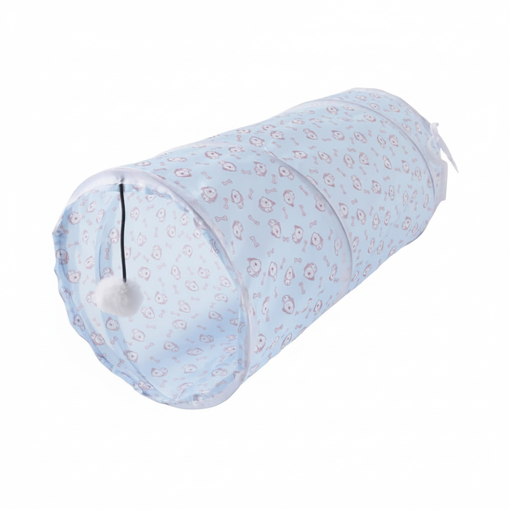 Foldable Cat Tunnel Toy - Interactive Play Tube for Cats & Kittens