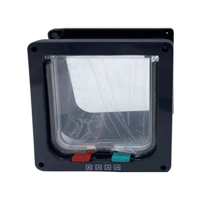 Pet Flap Door With 4-Way Security Lock For Dogs And Cats