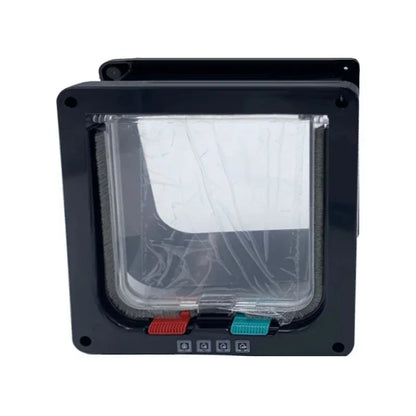 Pet Flap Door With 4-Way Security Lock For Dogs And Cats