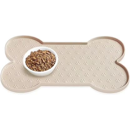 Dog Food Mat Anti-Slip Silicone Pet Placemat Waterproof Feeder