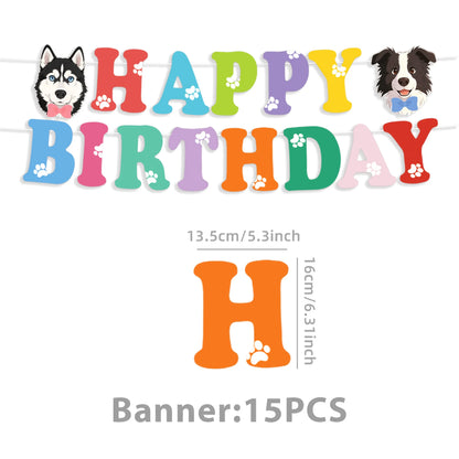 Dog Birthday Cake Toppers - Pet Puppy Party Decorations