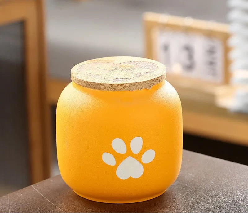 Ceramic Pet Urn Moisture-Proof Ash Box For Cats Dogs Birds