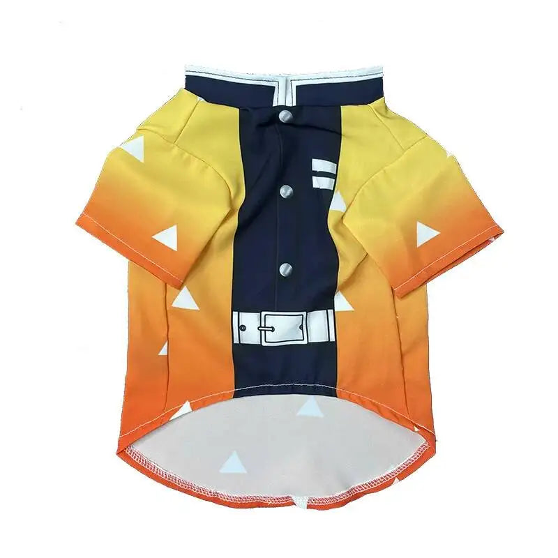 Halloween Pet Cosplay Rengoku Costume For Cats And Dogs
