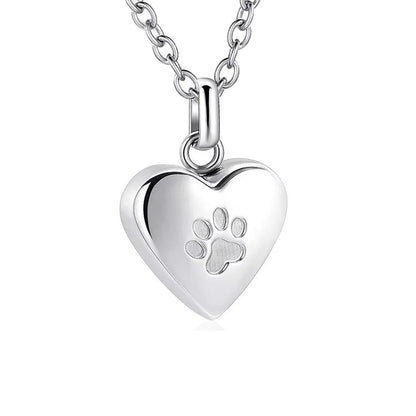 Pet Ashes Heart Cremation Jewelry Urn Necklace Memorial Pendant