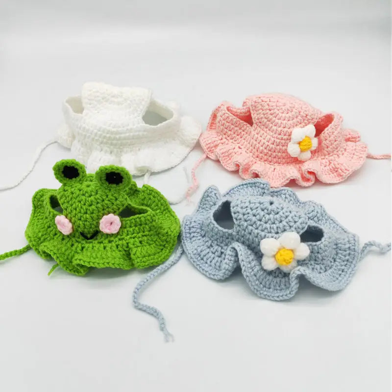 Cute Cat Hat Funny Pet Party Cosplay Knitted Headwear Accessories
