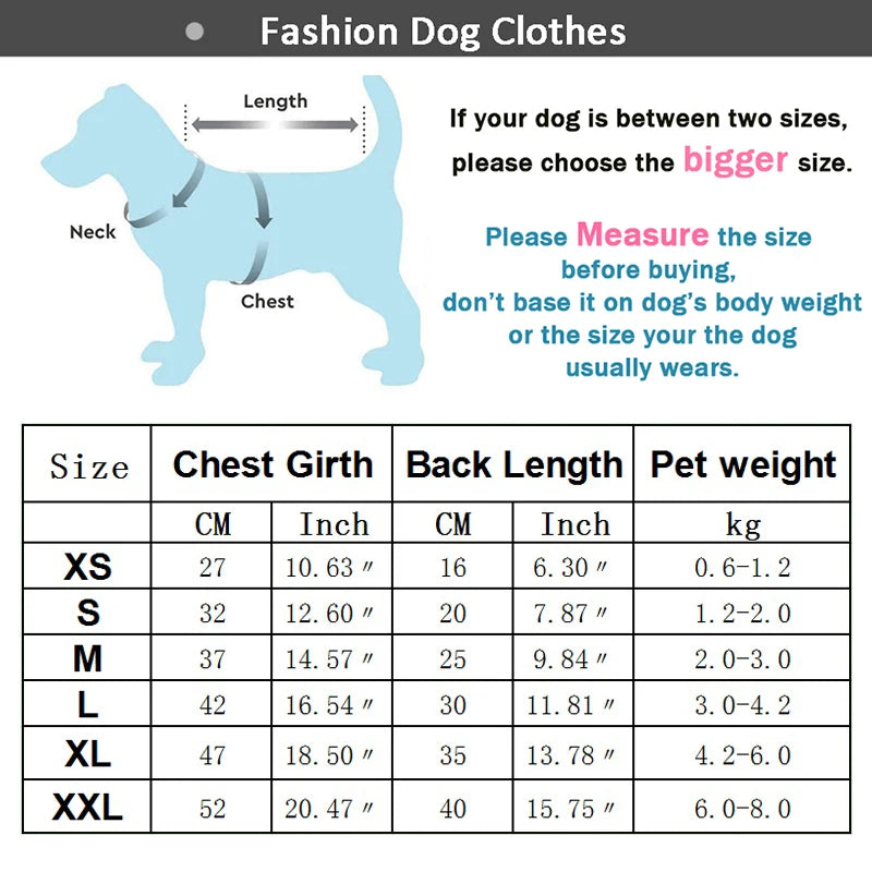 Winter Dog Hoodie For Small Medium Dogs Warm Pet Coat Jacket
