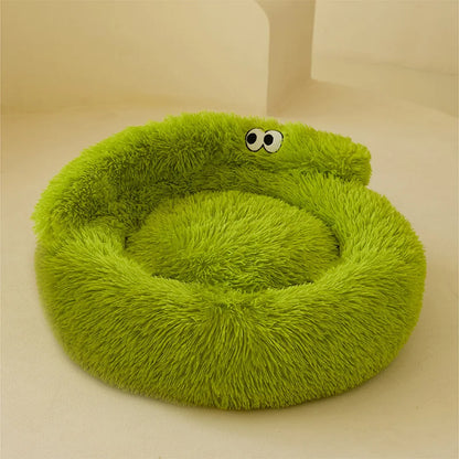 Super Cat Bed Warm Sleeping Nest - Soft Plush Pet Bed For Cats