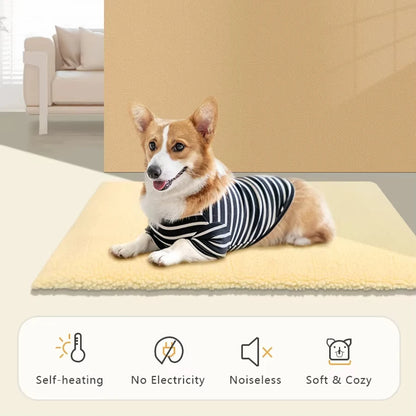 Self Warming Cat Bed With Claw Print Pattern For Indoor Pets