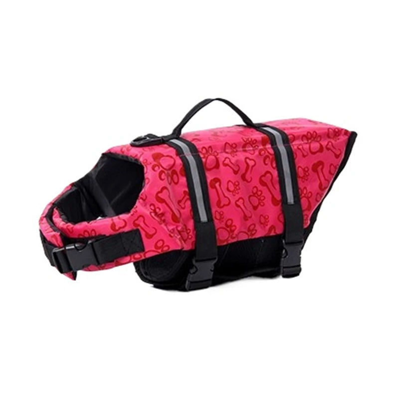 Dog Life Jacket Reflective Adjustable for Large Dogs Swimming Safety