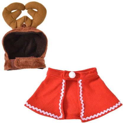 Pet Christmas Cloak Set For Dogs And Cats Holiday Costume