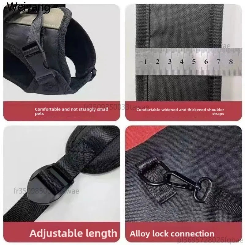 Multifunctional Dog Backpack Pet Carrier 4-Legs Design for Outdoor Travel