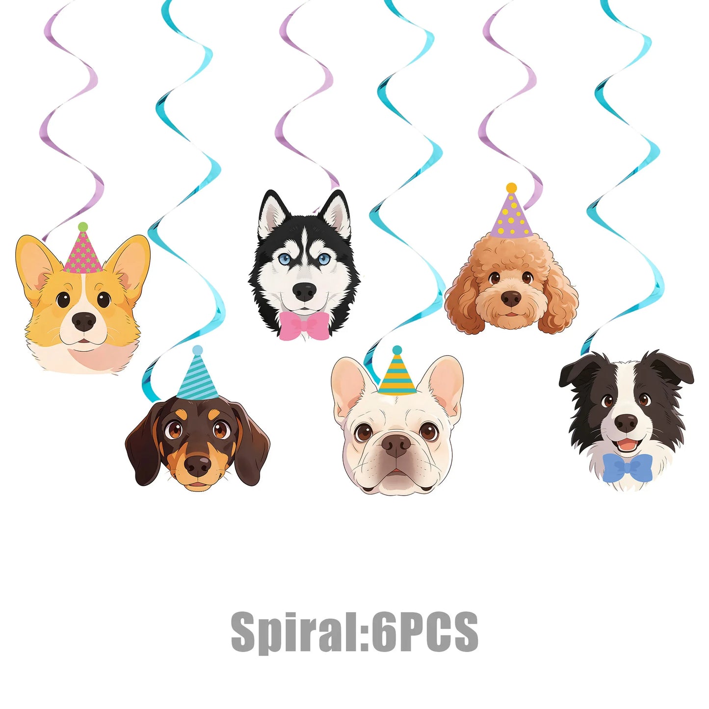 Dog Birthday Cake Toppers - Pet Puppy Party Decorations