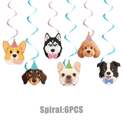 Dog Birthday Cake Toppers - Pet Puppy Party Decorations