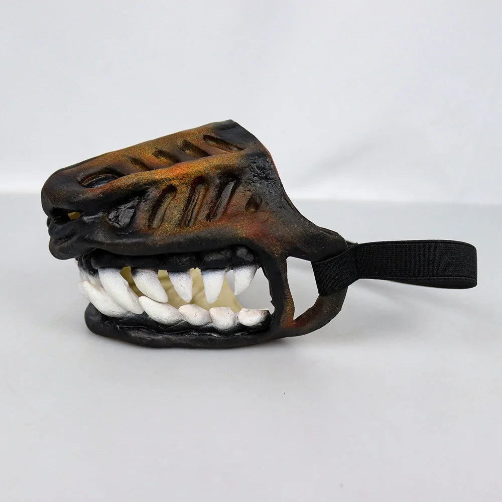 Dog Mouth Mask Padded Latex Rubber Muzzle Halloween Props