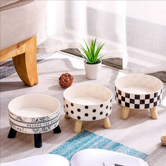 Stainless Steel Elevated Pet Bowls For Cats And Dogs
