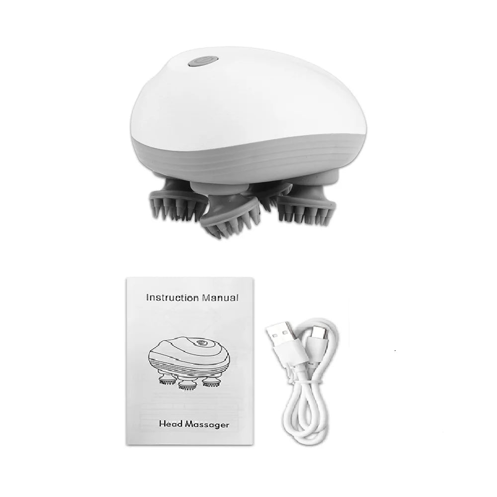 Electric Head Massager for Deep Tissue Scalp and Body Massage