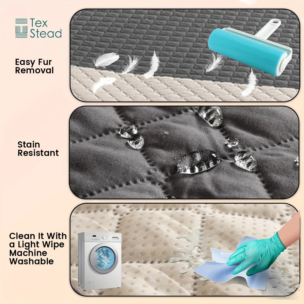 Waterproof Dog Bed Cover - Anti-Leak Pet Blanket For Furniture