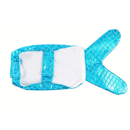 Mermaid Dog Costume - Funny Pet Cosplay Outfit For Small Medium Large Dogs