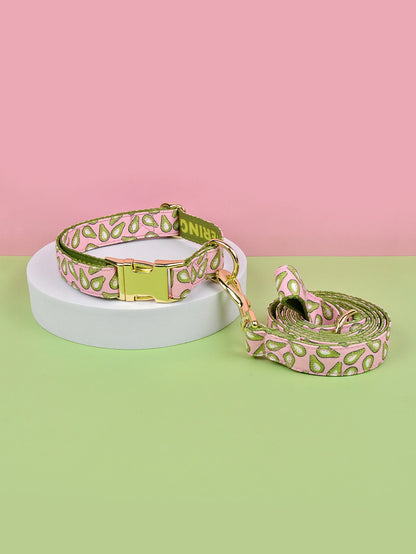 Luxury Colorful Dog Collar And Leash Set For Small Medium Large Dogs