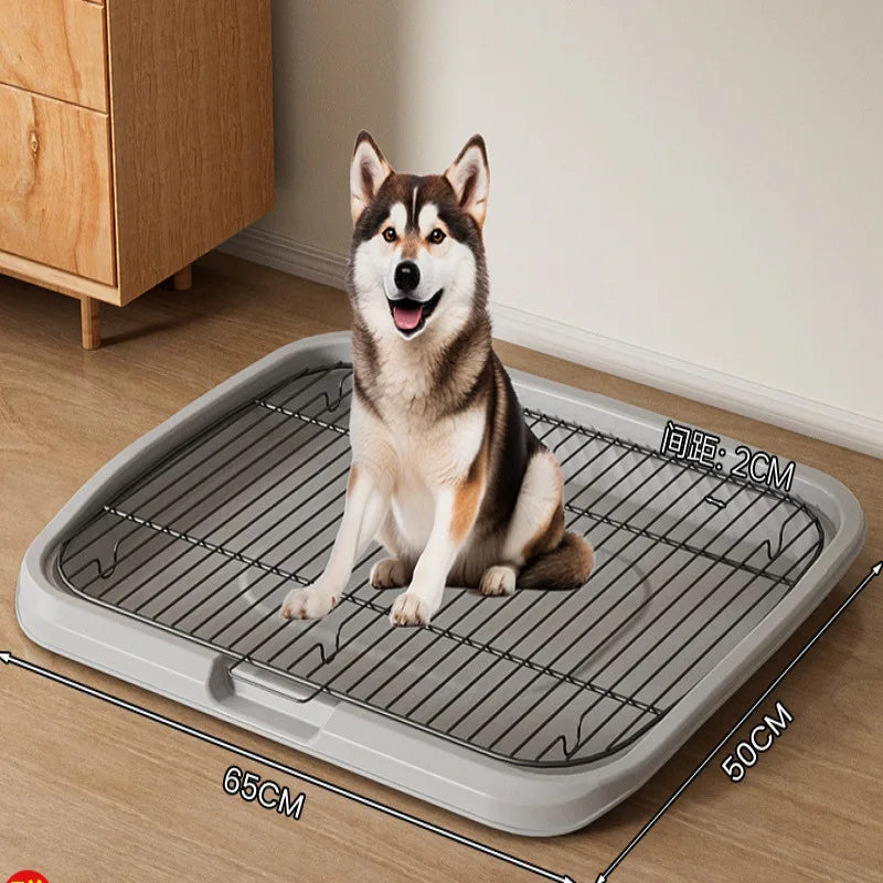 Large Dog Toilet Training Equipment - Stainless Steel Poop Collector