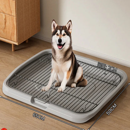 Large Dog Toilet Training Equipment - Stainless Steel Poop Collector