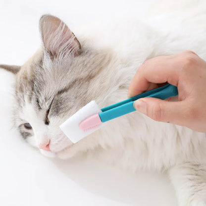 Pet Grooming Tear Stain Remover Comb - Cat Eye Care Tool For Dogs