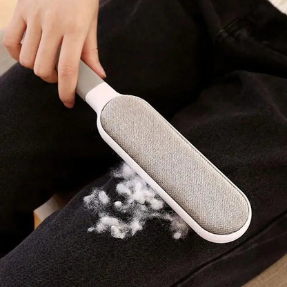 Double-Sided Pet Hair Remover Manual Electrostatic Lint Brush