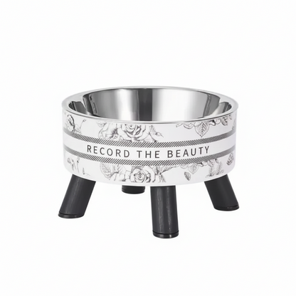 Stainless Steel Elevated Pet Bowls For Cats And Dogs