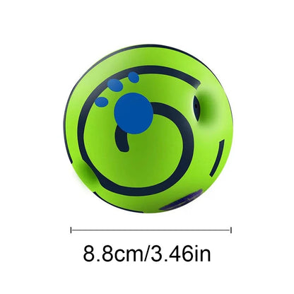 Dog Wobble Wag Giggle Ball - Interactive Sound Toy For All Dogs