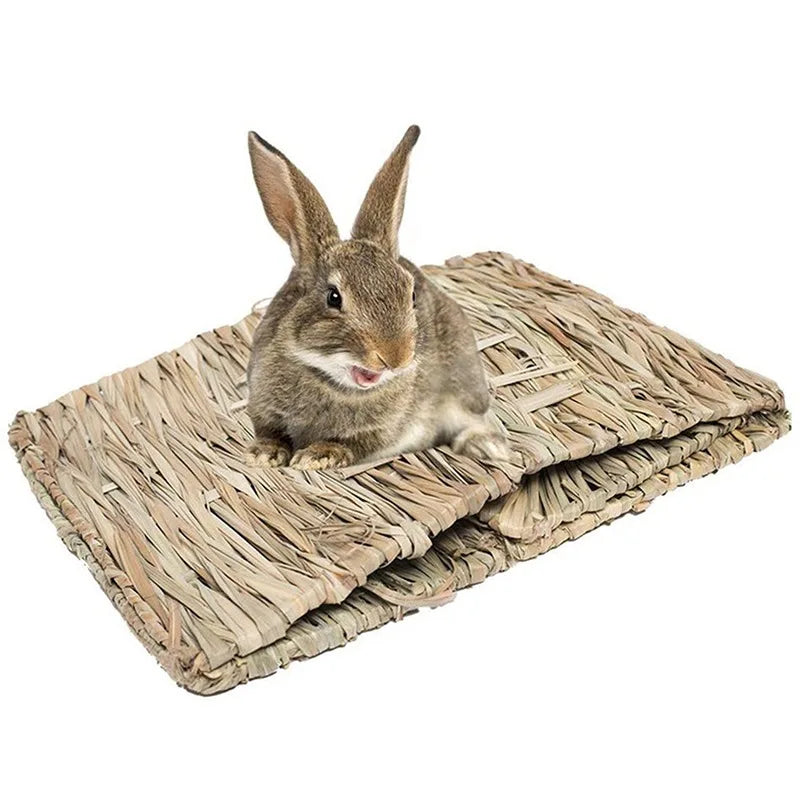 Foldable Woven Rabbit Cage Pet Small Animal Hamster Guinea Pig House