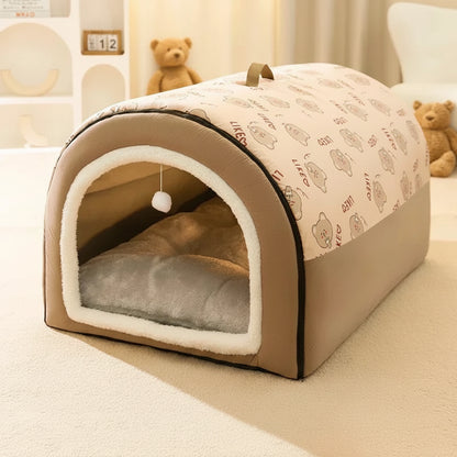 Removable Pet Dog Bed Cozy Nest For Small Medium Dogs Winter Warm
