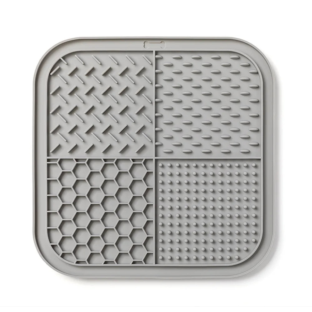 Pet Silicone Lick Mat For Dogs Cats Slow Feeding Training Plate