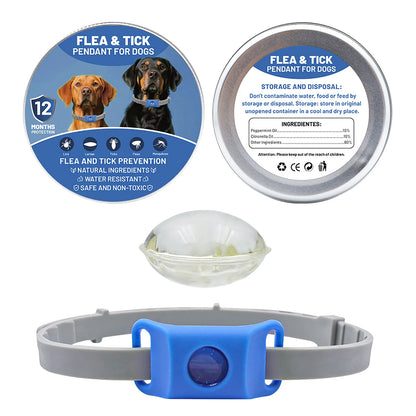Flea And Tick Pendant For Dogs Natural Protection Green