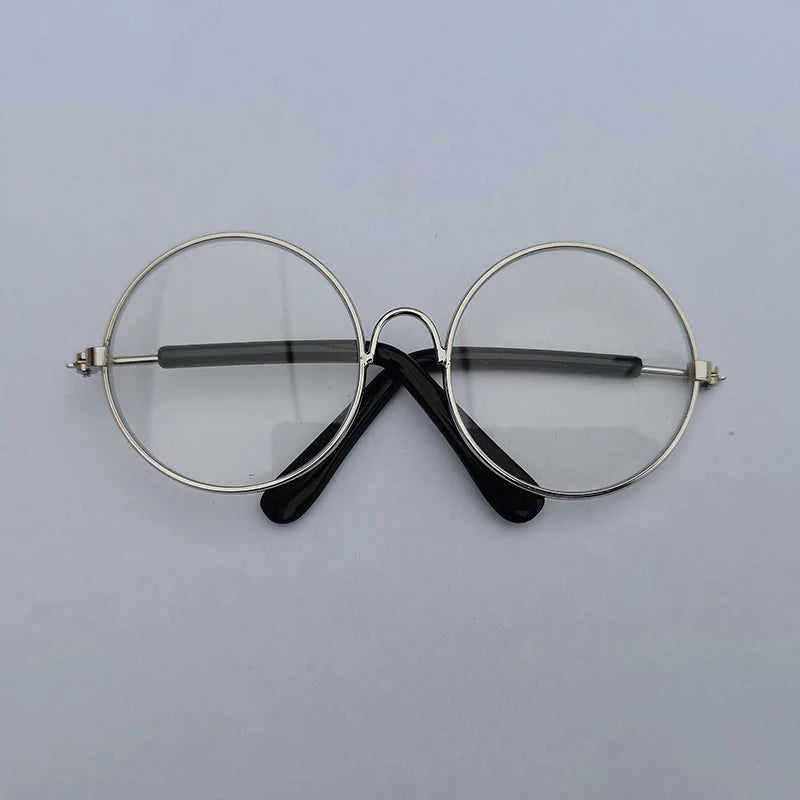 Vintage Round Cat Sunglasses For Small Dogs And Cats Photo Props