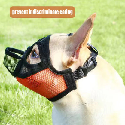 French Bulldog Muzzle - Anti-Bite Safety Mask for Short Nose Dogs