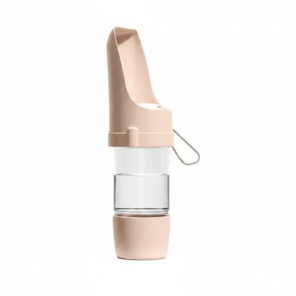 Portable Dog Water Bottle With Food Storage For Travel Pets