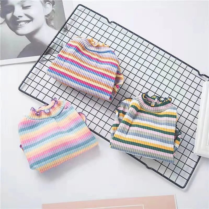 Colorful Stripe Cat Vest Shirt For Small Cats And Dogs Cotton Pet Clothes
