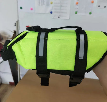 Dog Life Jacket Reflective Adjustable for Large Dogs Swimming Safety