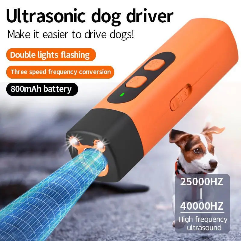 Pet Training Device Rechargeable Ultrasonic Dog Bark Deterrent