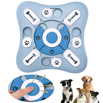 Dog Slow Feeder Interactive Puzzle Toy IQ Training Bowl