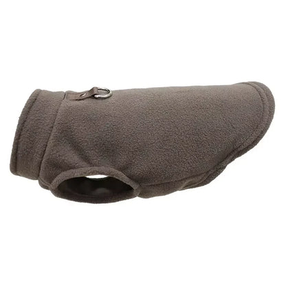 Warm Fleece Dog Jacket Vest With D-Ring For Small Dogs And Cats